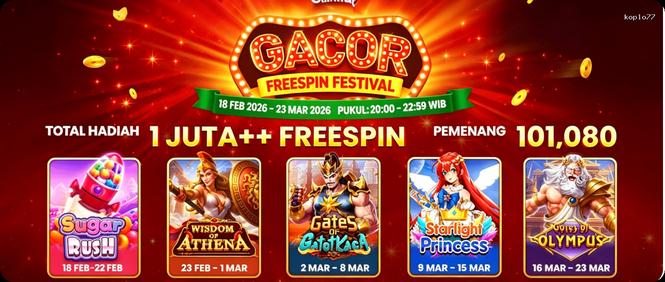 Login koplo77 Sekarang Bonus Melimpah